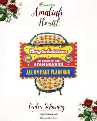 Bunga Papan Congratulation di Jenggot